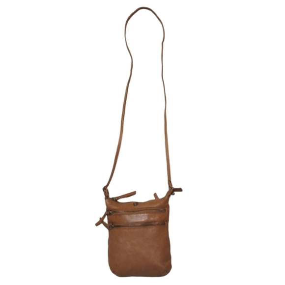 Cochoa Soft Brown Leather Crossbody Bag - Picture 11 of 12